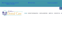 Tablet Screenshot of matthewsdentalcare.com